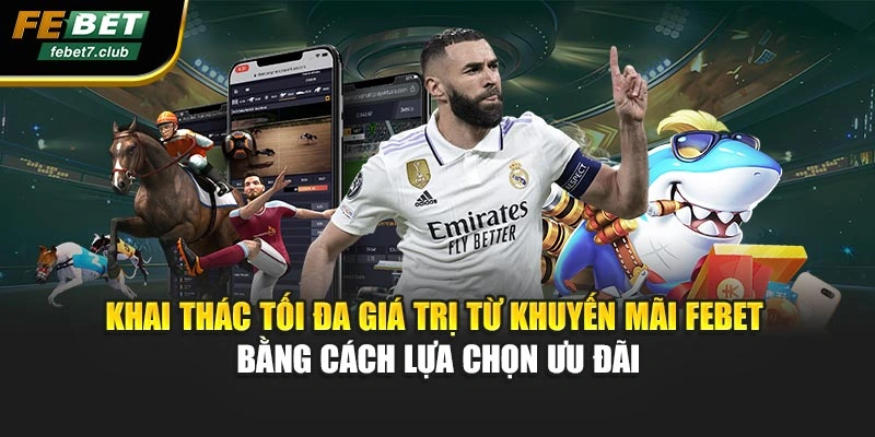 Khai thác tối đa giá trị từ khuyến mãi FEBET bằng cách lựa chọn ưu đãi